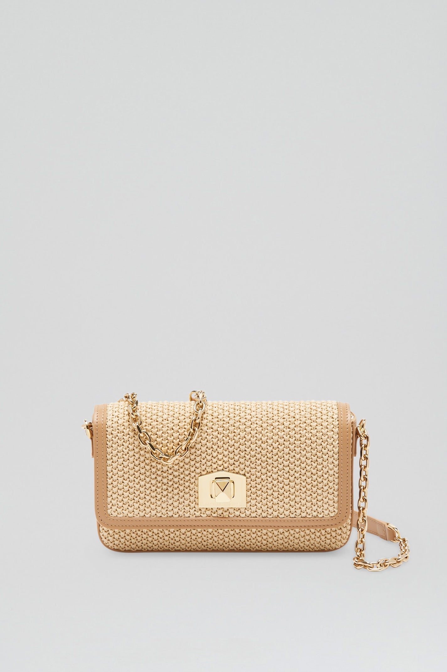 CROCHET SLIM BAG - SAND