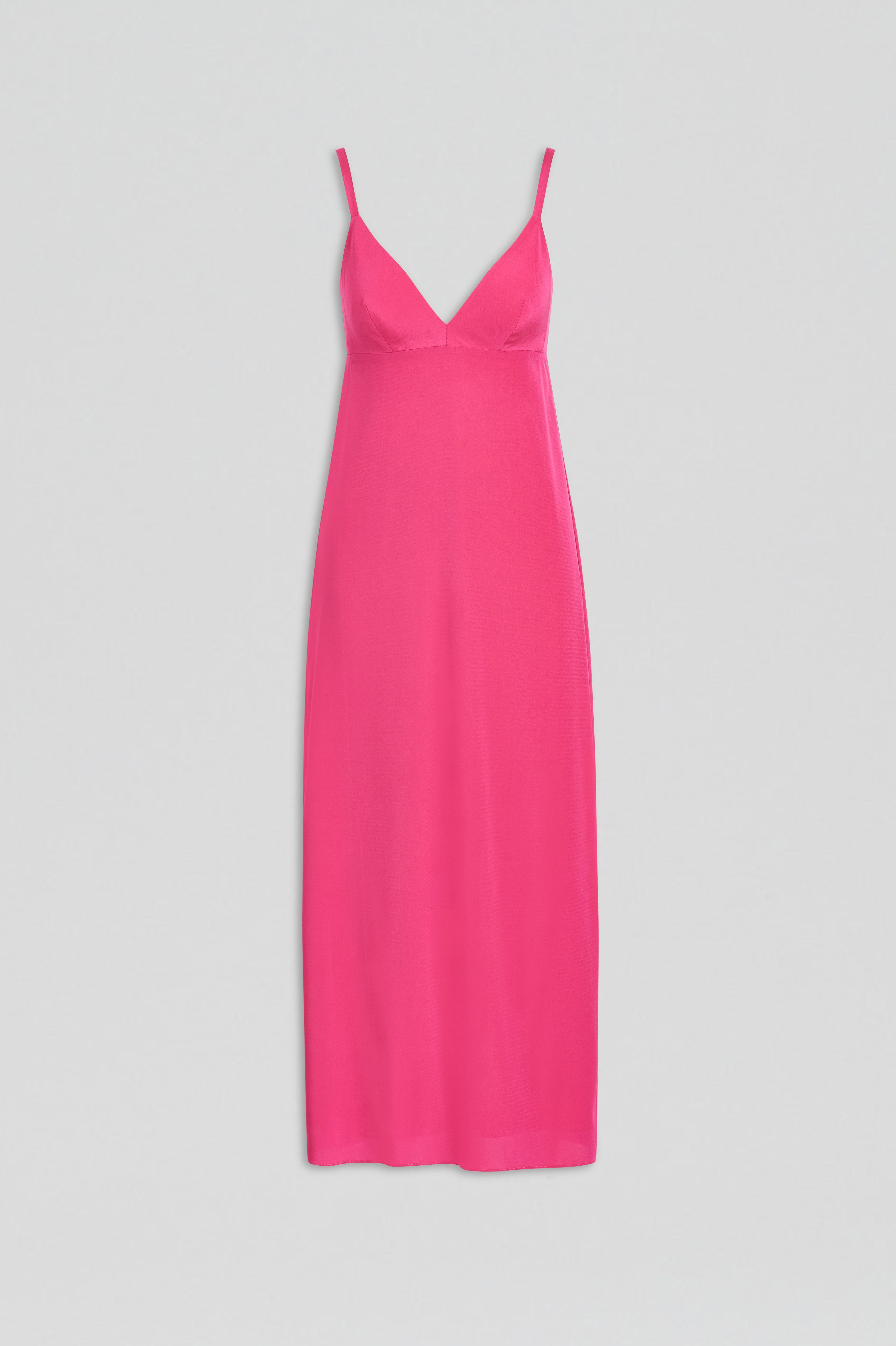 SATIN SLIP DRESS - PINK