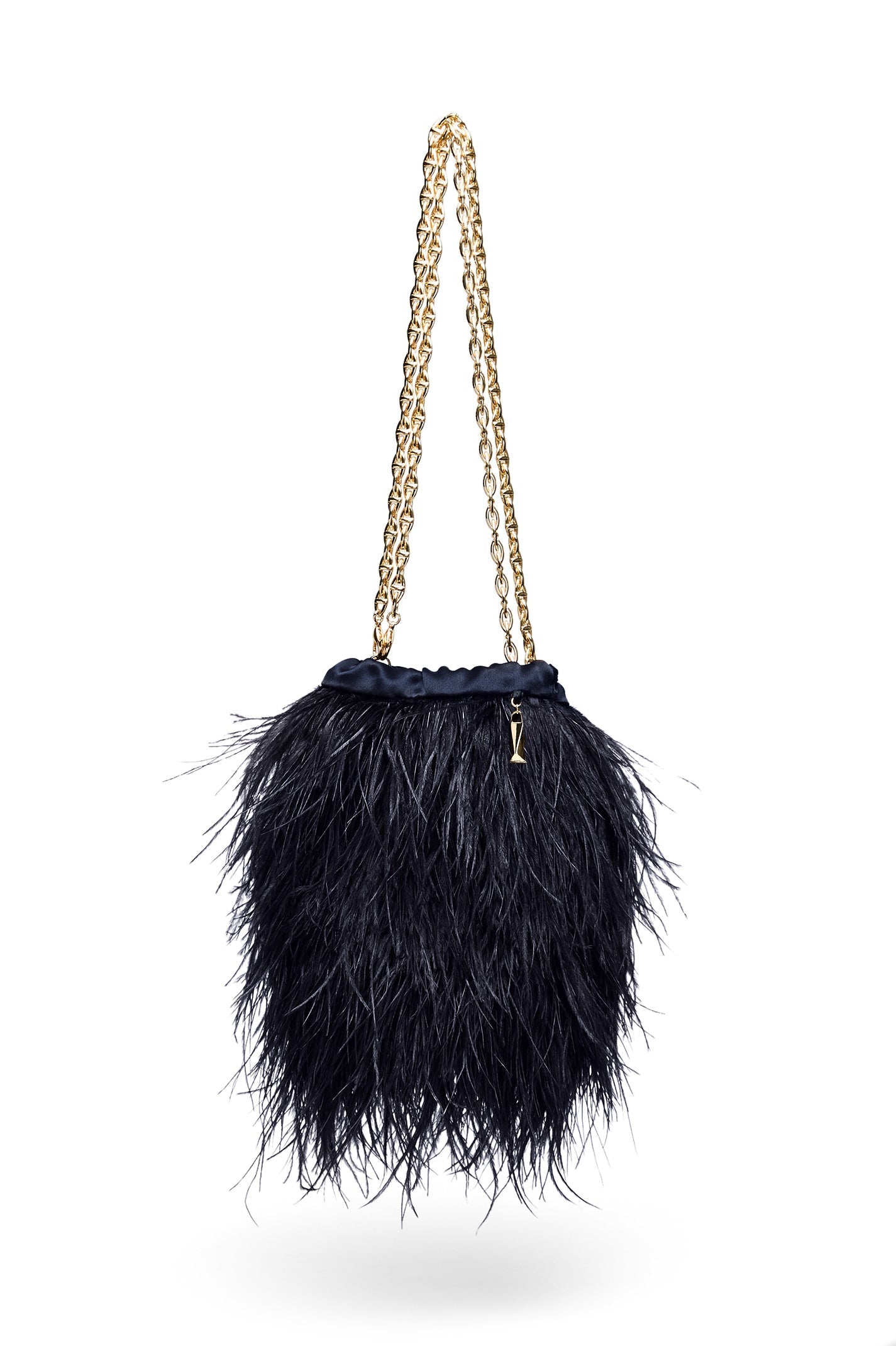 Feather Bucket Bag