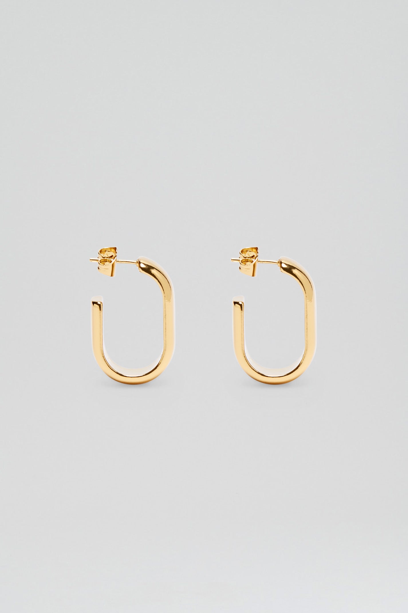 ROLO HOOP EARRINGS - GOLD