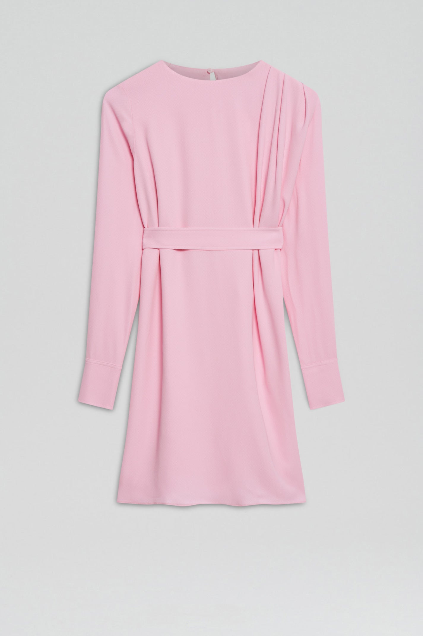 crepe-mini-dress-pink