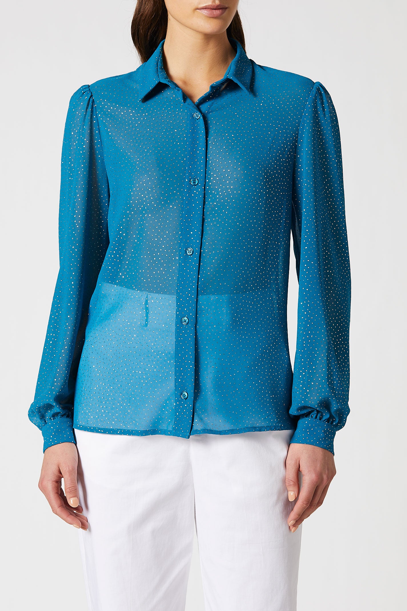 SPARKLE SHIRT - TURQUOISE