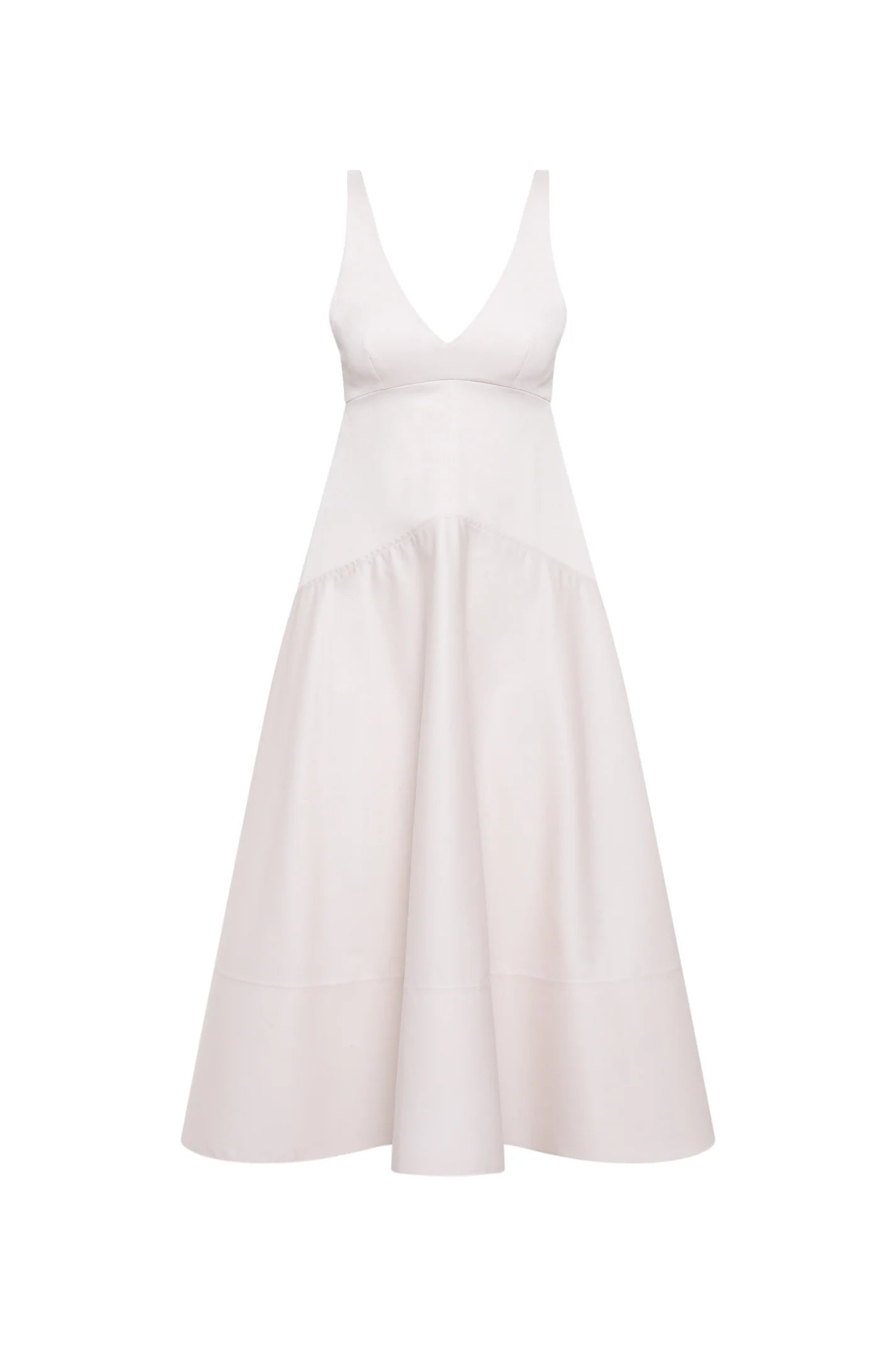 ITALIAN COTTON DRESS - CREAM