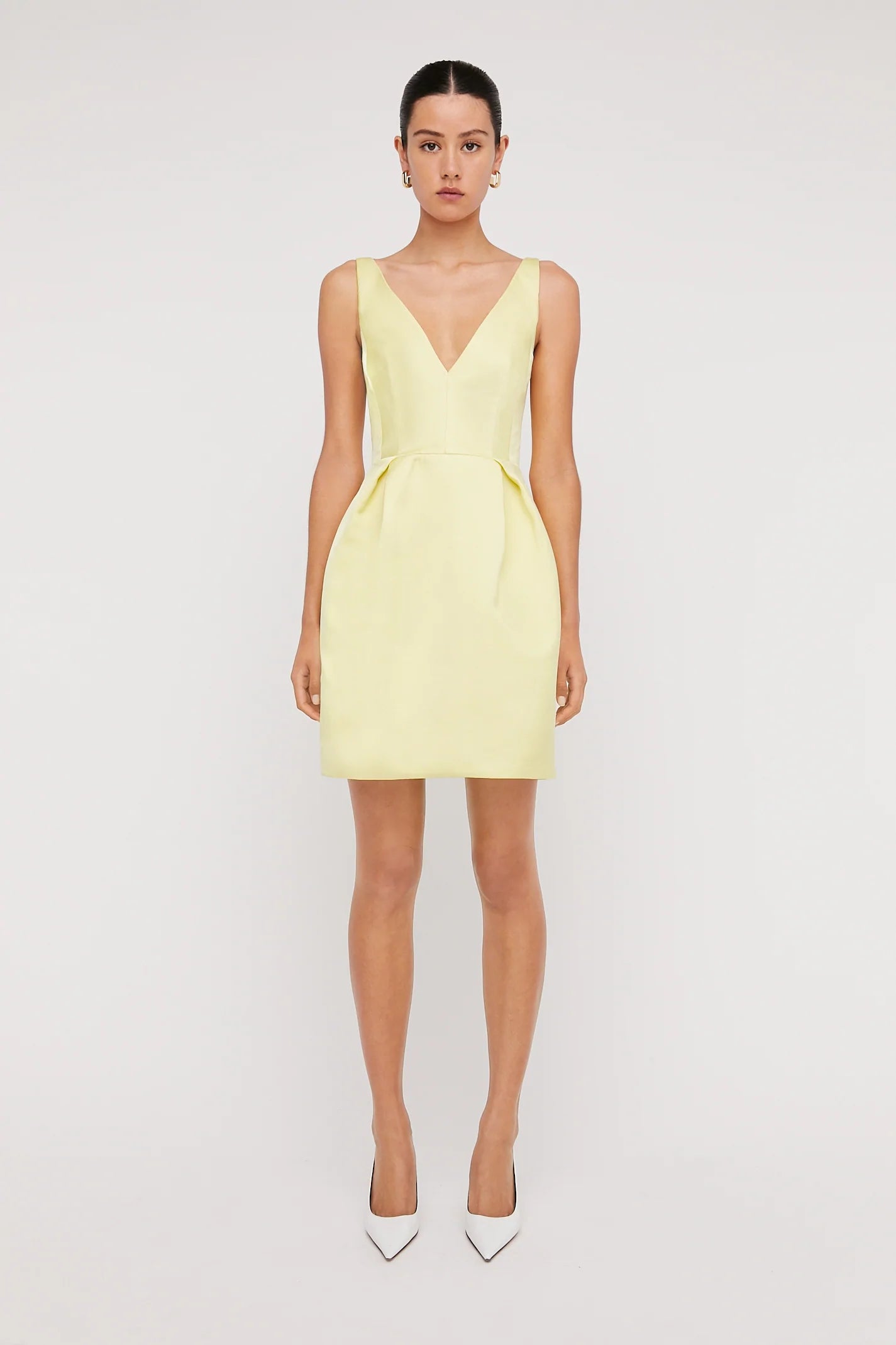 satin-mini-dress-lemon