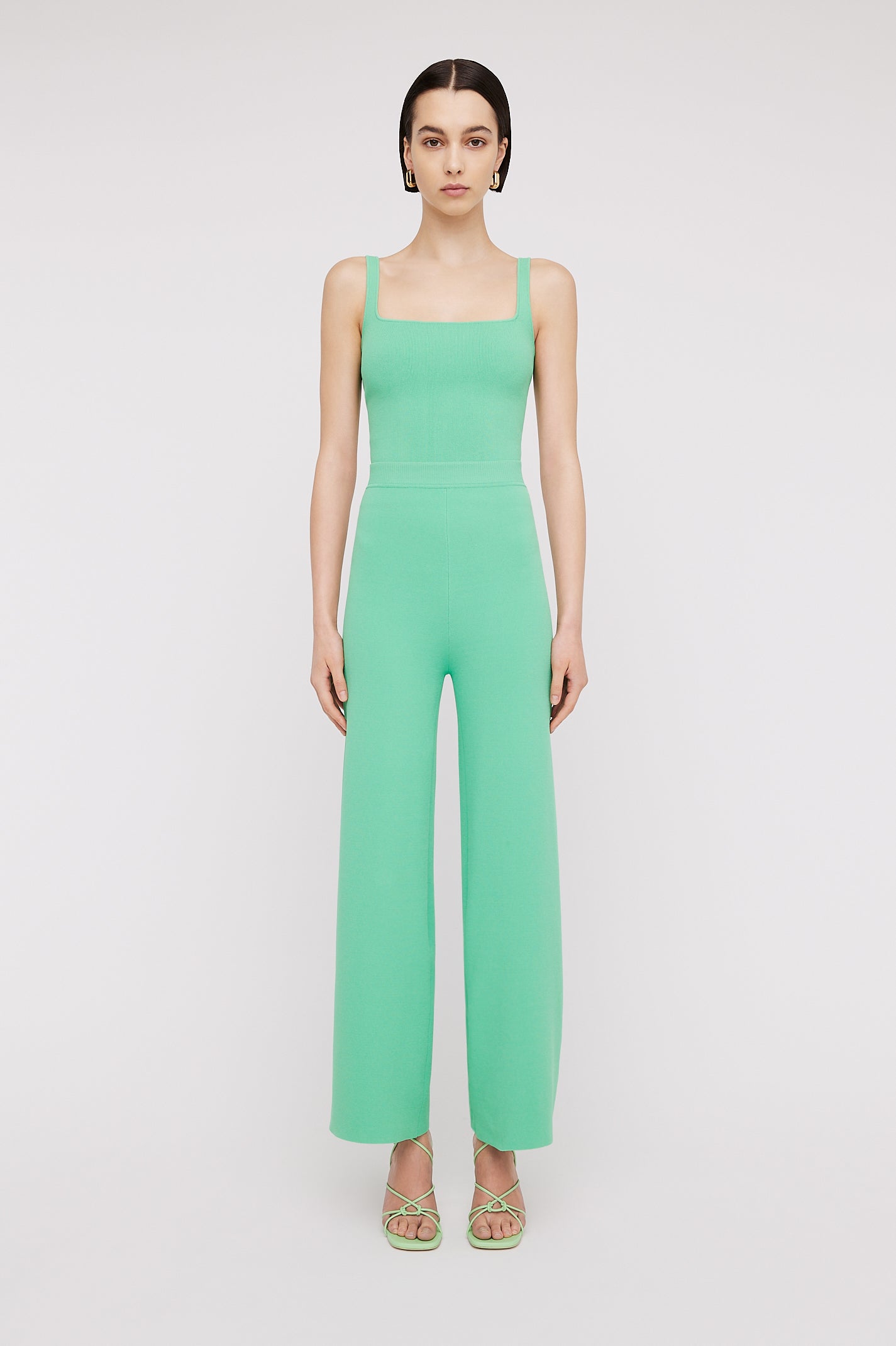 MICRO CREPE CROP TROUSER 18 - SPEARMINT