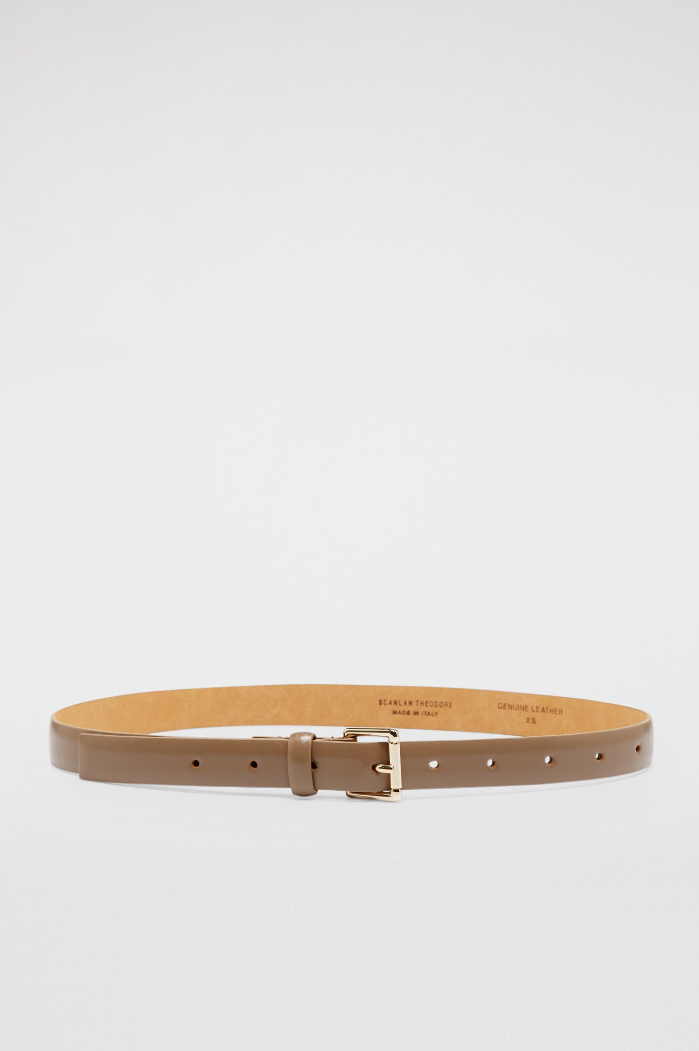 ROLLER BUCKLE BELT 2 - ALMOND