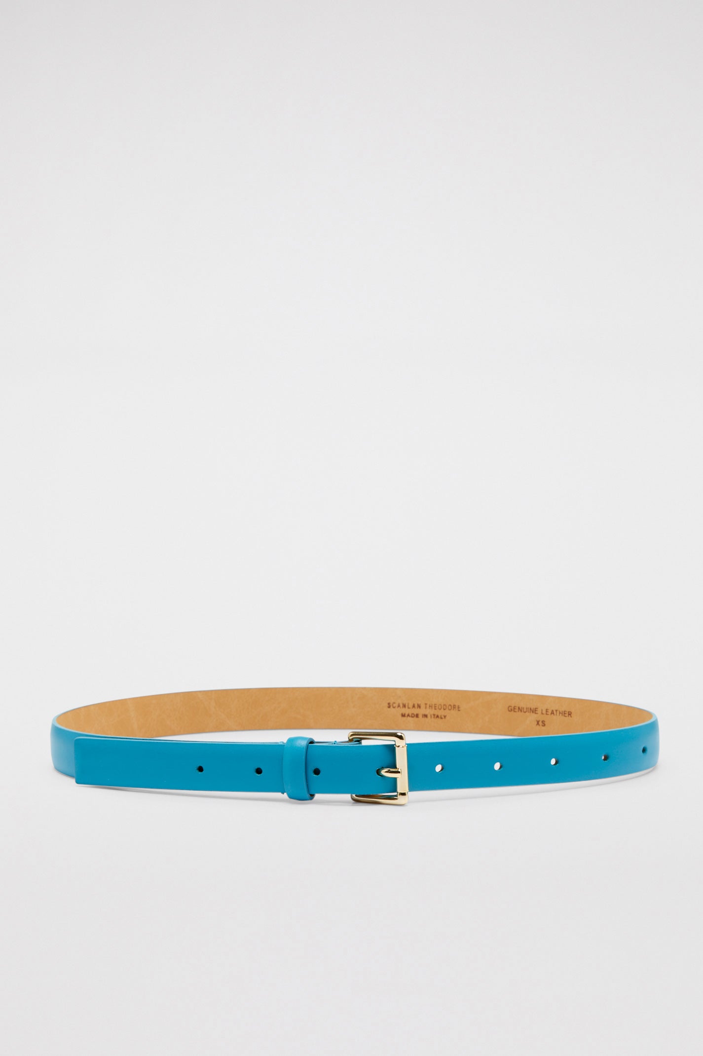 ROLLER BUCKLE BELT 2 - TURQUOISE