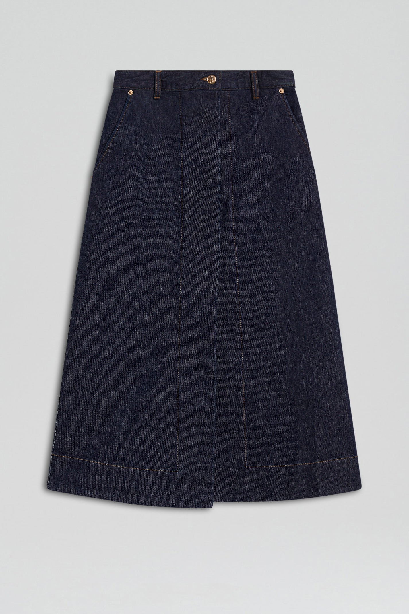 DENIM SKIRT - INDIGO