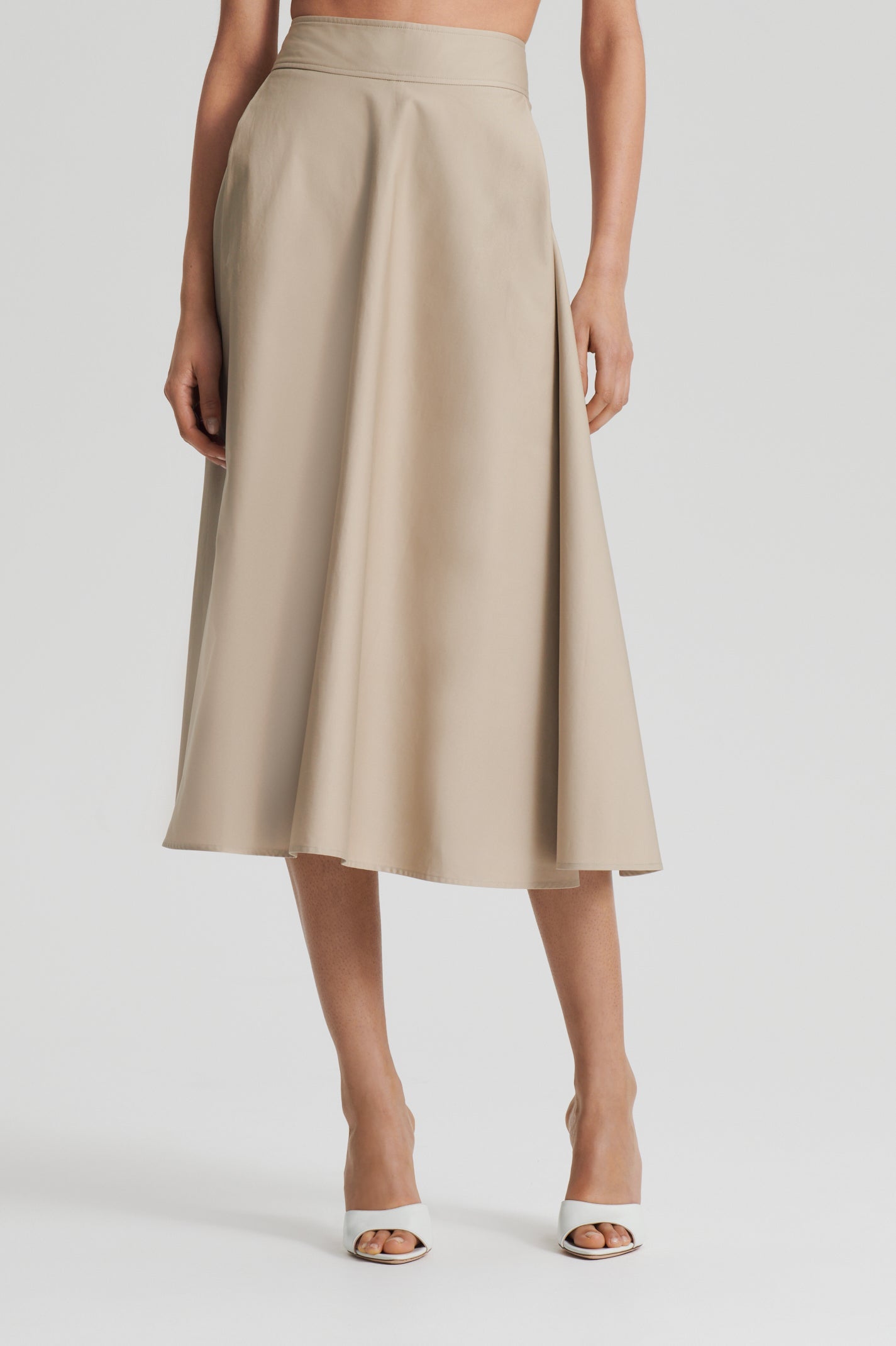 cotton-pleat-front-skirt-trench