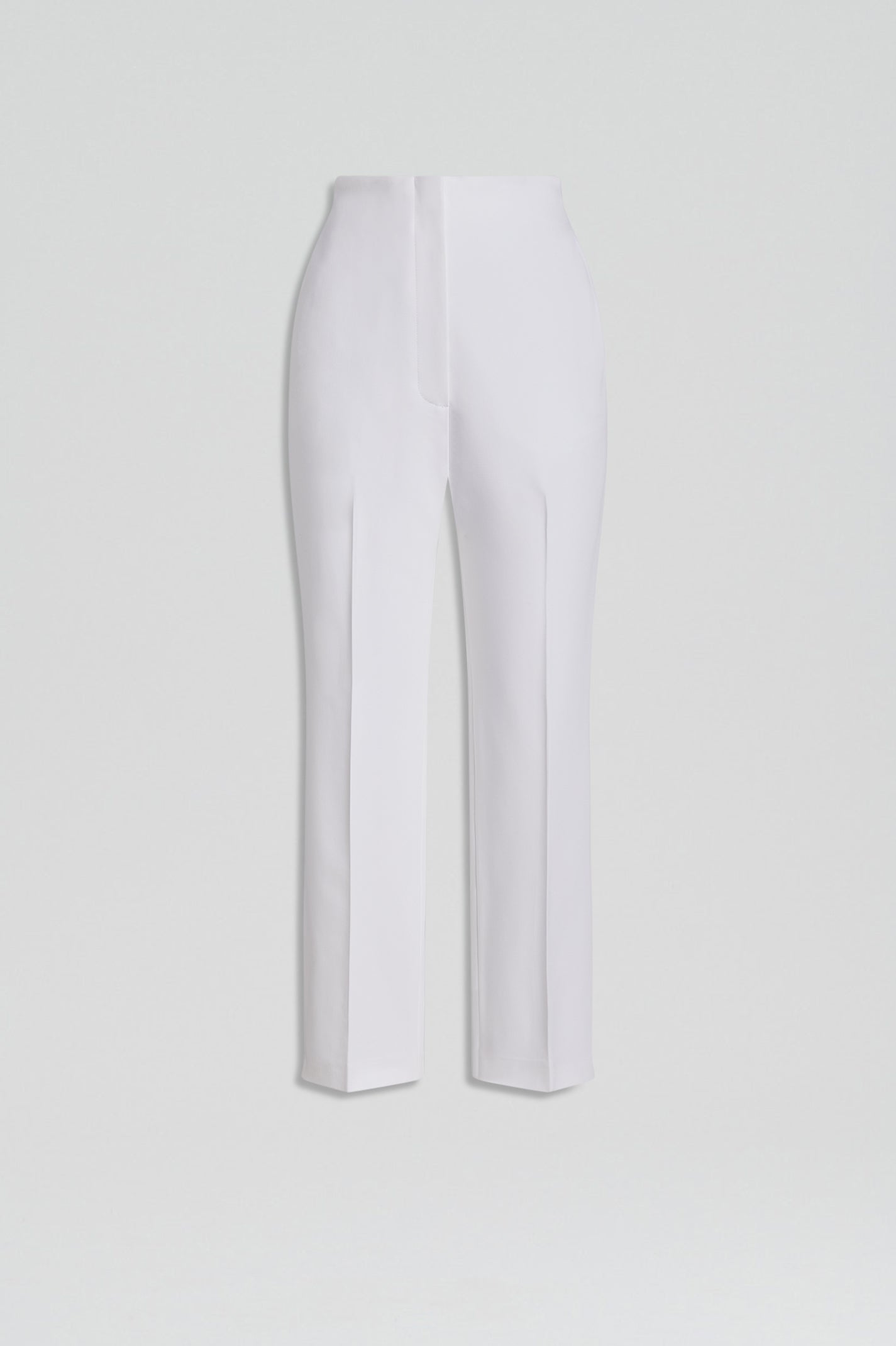 TAILORED SLIM LEG TROUSER - WHITE