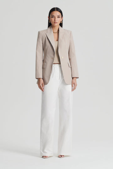 SCANLAN THEODORE TAILORED Patch Pocket Jacket Size 8 & Pants 10 camel RRP  $900 $600.00 - PicClick AU