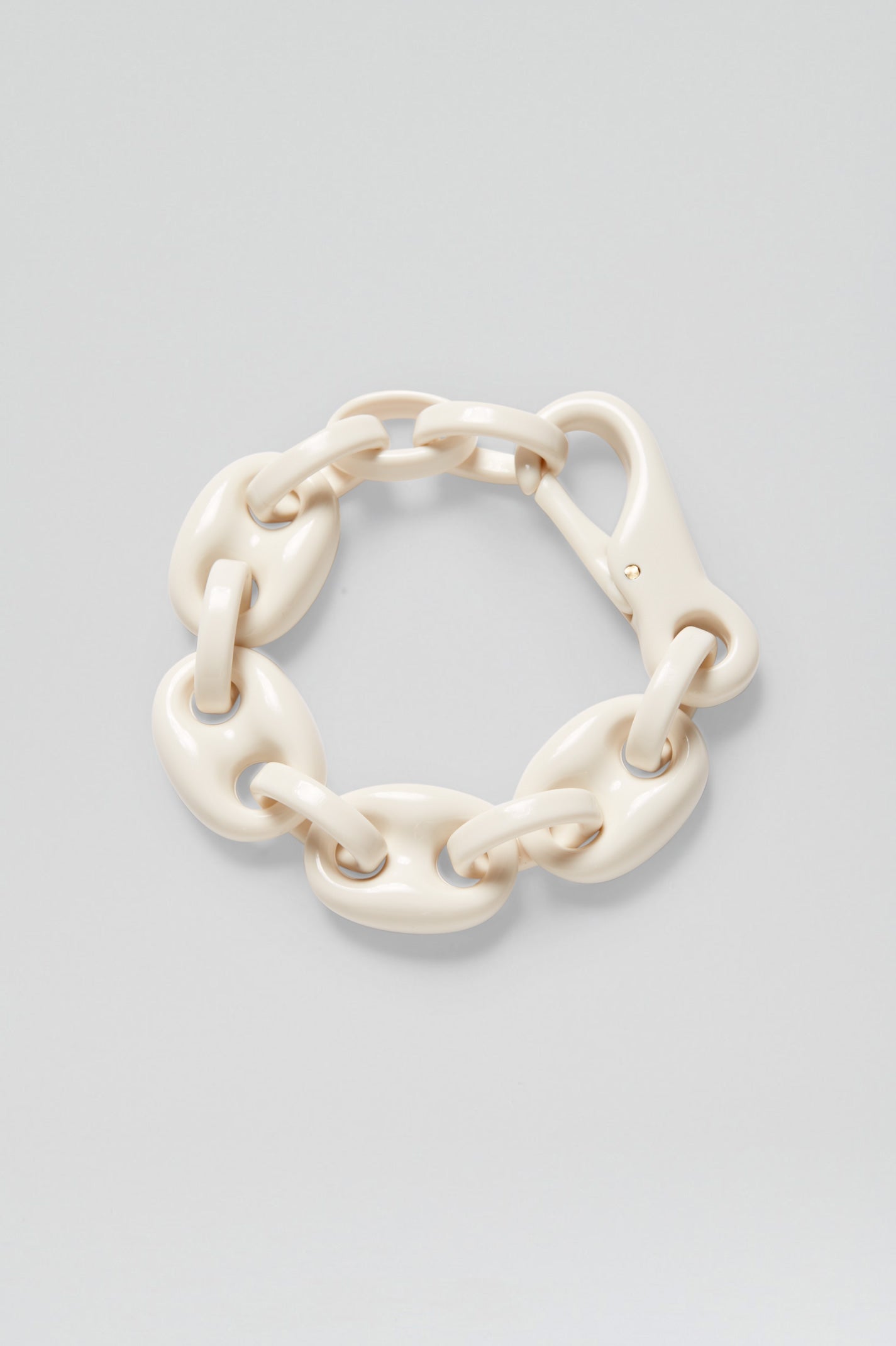 ITALIAN RESIN MARINER BRACELET - CREAM