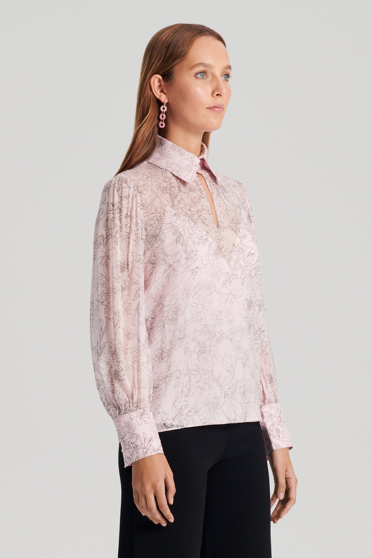 georgette-floral-blouse-pink