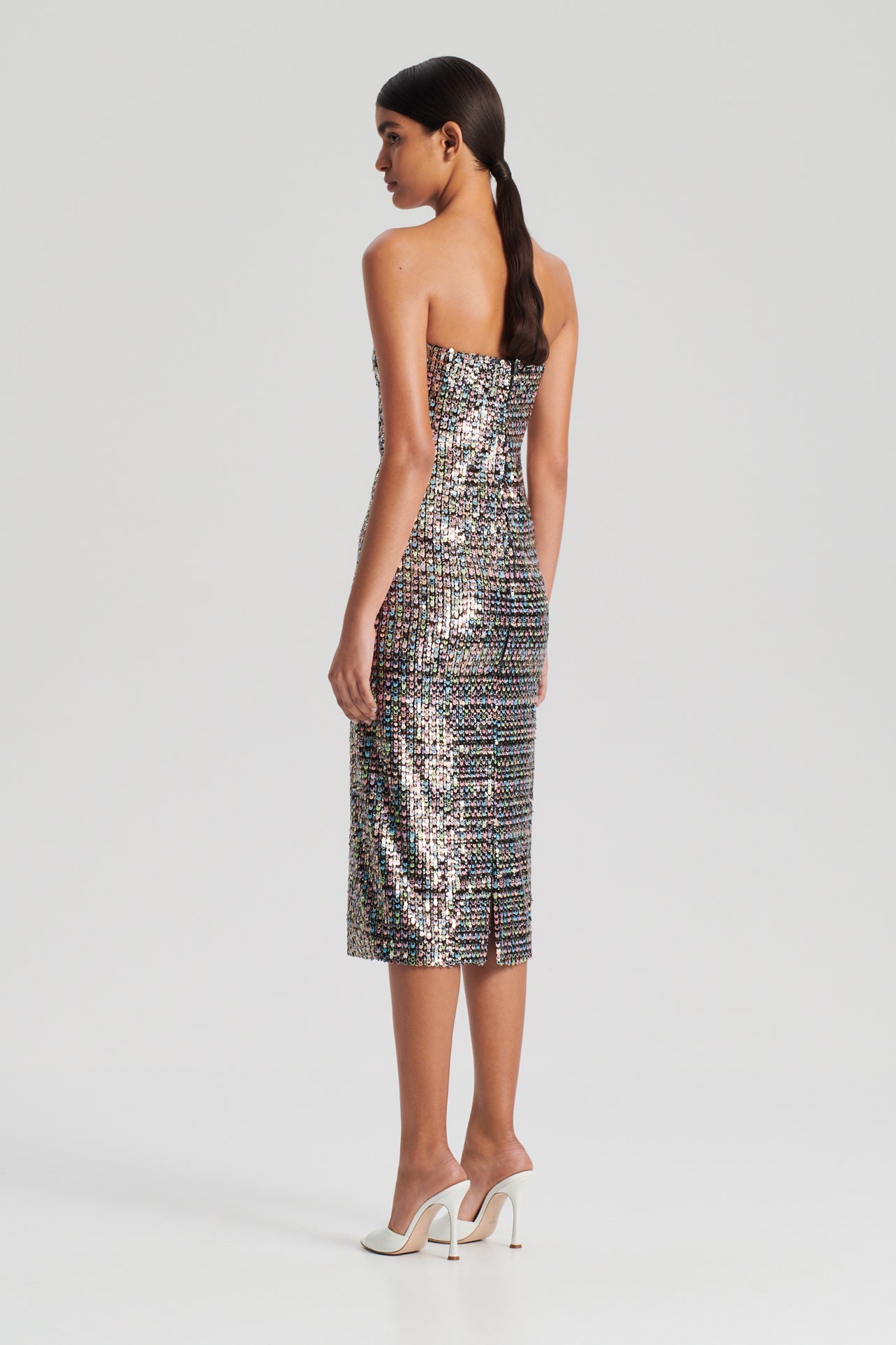 sequin-strapless-dress-silver