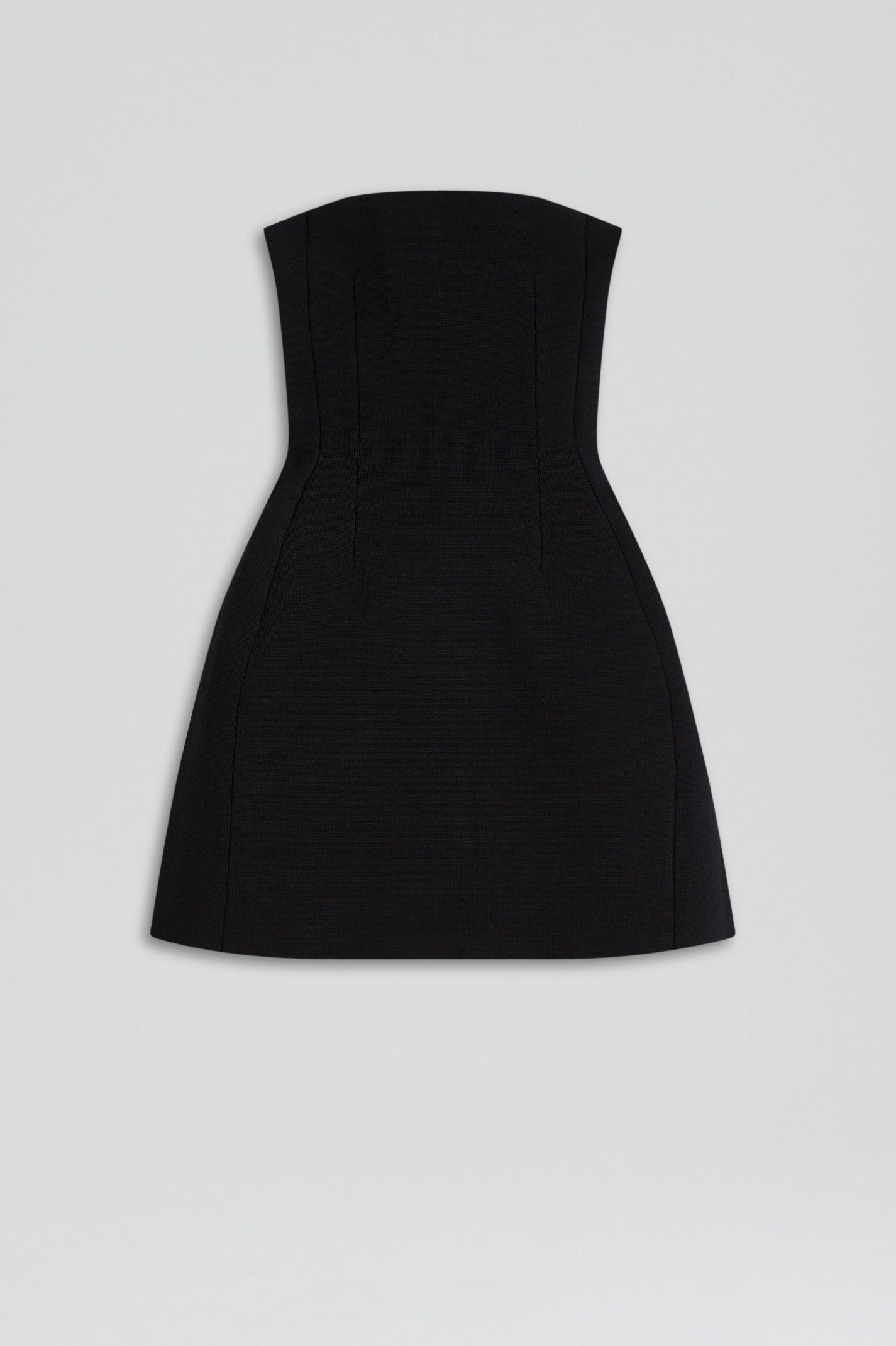 crepe-knit-peplum-strpls-dress-black