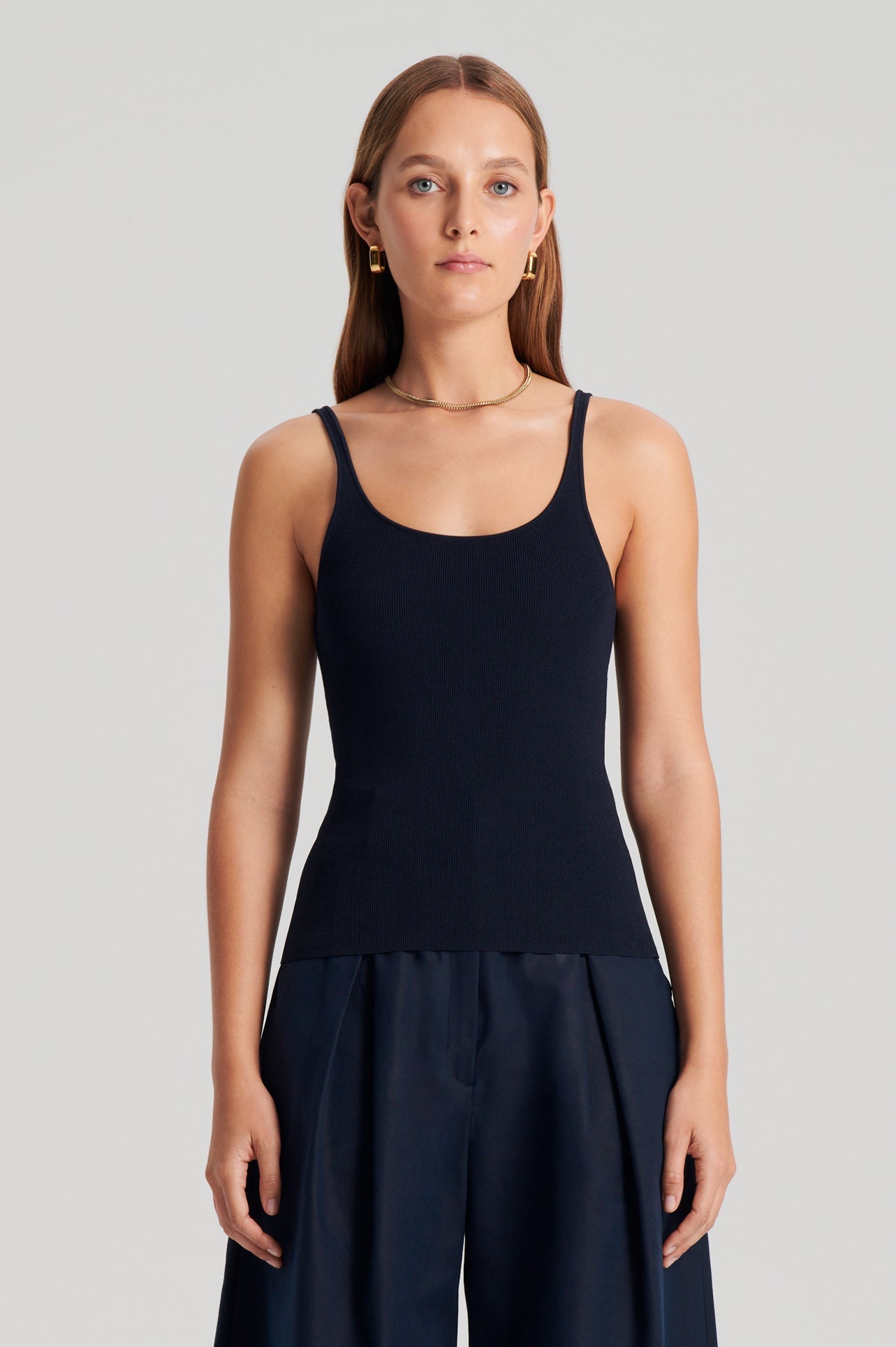 crepe-knit-rib-singlet-navy