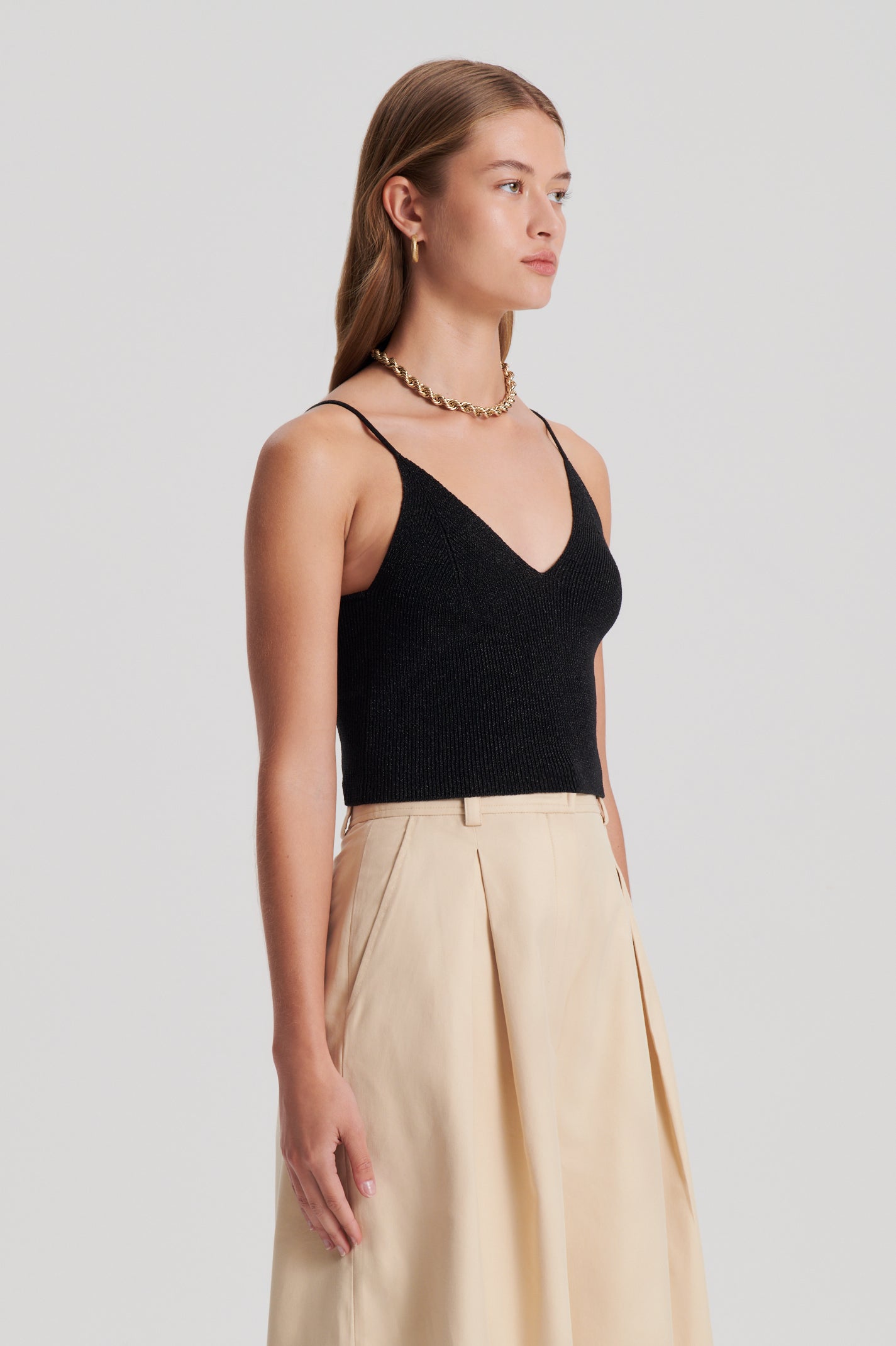 metallic-knit-camisole-black