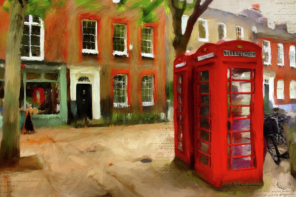 Village Green At Richmond - Art Print