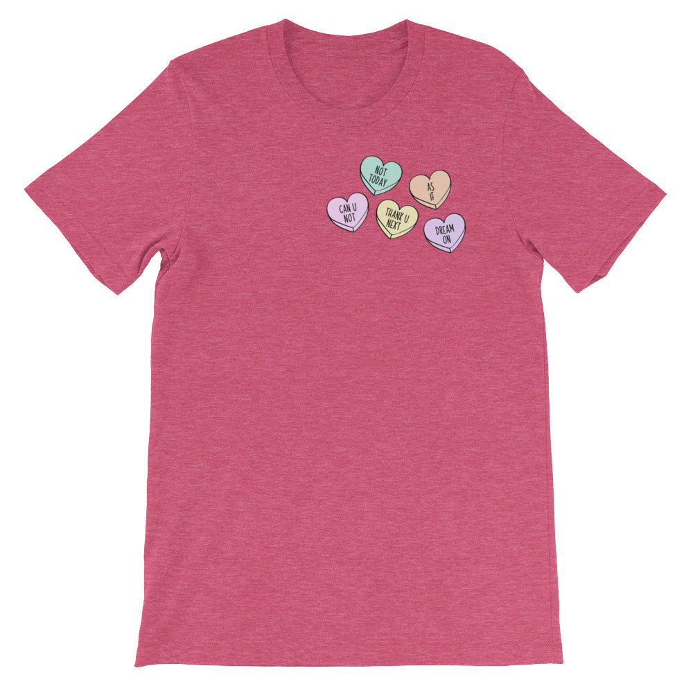 Conversation Hearts Anti-valentine's Day Shirt – The Jay And Bee Boutique