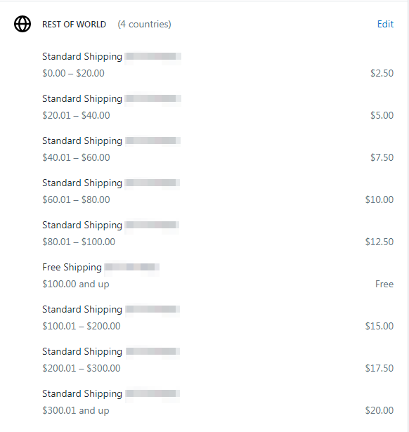 Inclusive Shopify 'by-price' Shipping Rates