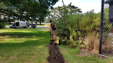 Shanon trenching in Sorrento