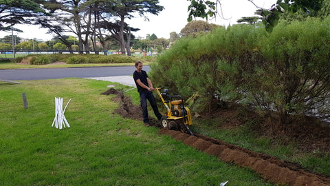 Trenching job in Sorrento