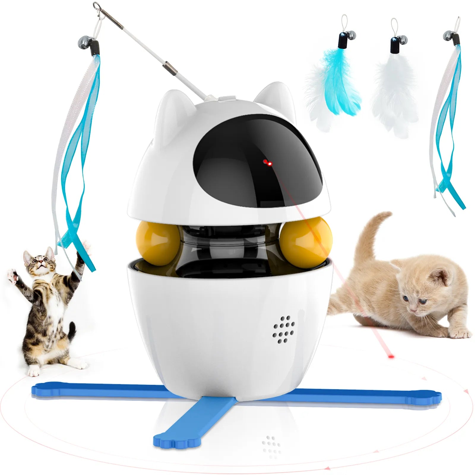 4-in-1 Rechargeable Interactive Cat Toy