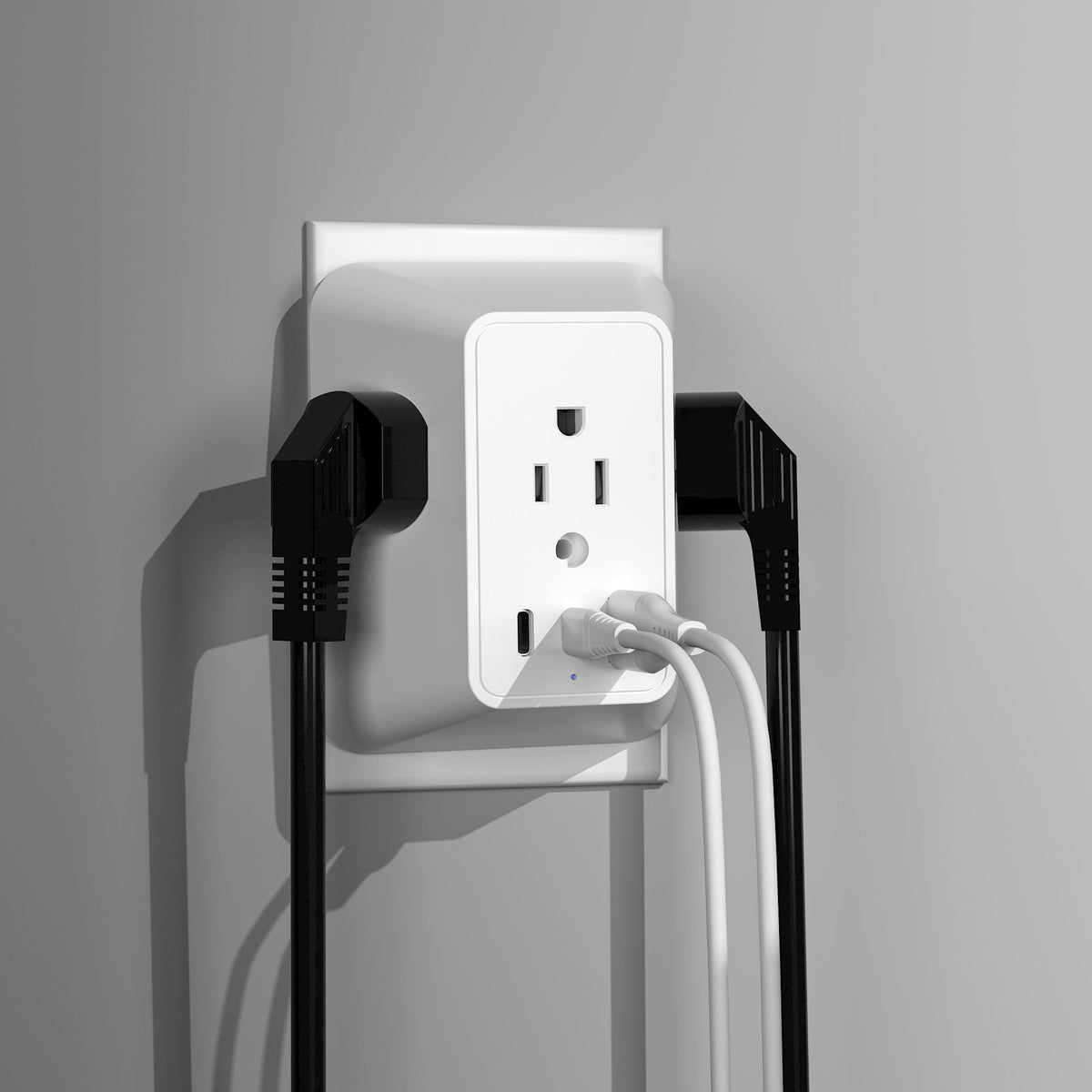 Powertec Electric Induktive Ladestation mit USB-Ports - Ladestation