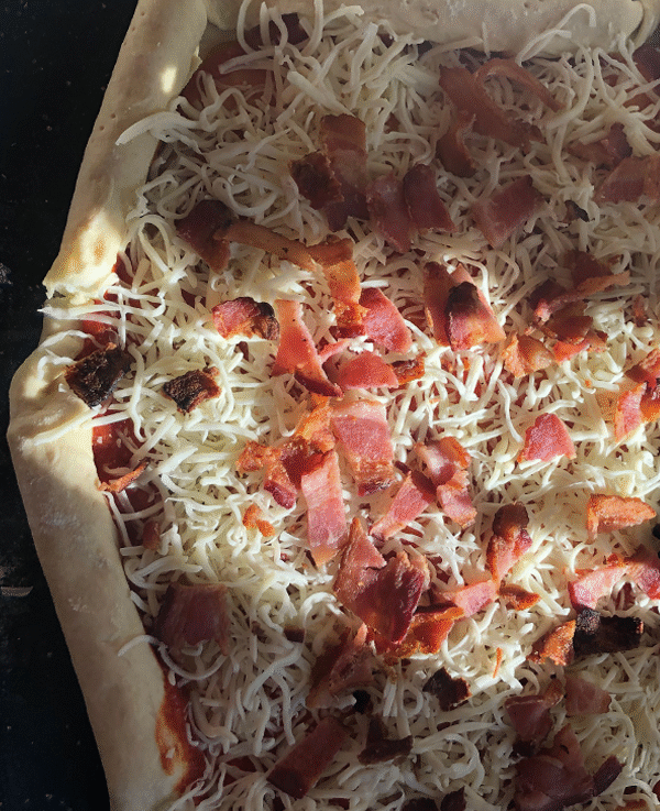 Sweet Corn And Bacon Pizza Leland Gal