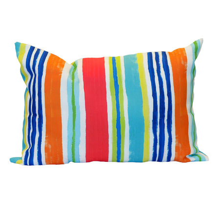 orange lumbar outdoor pillows