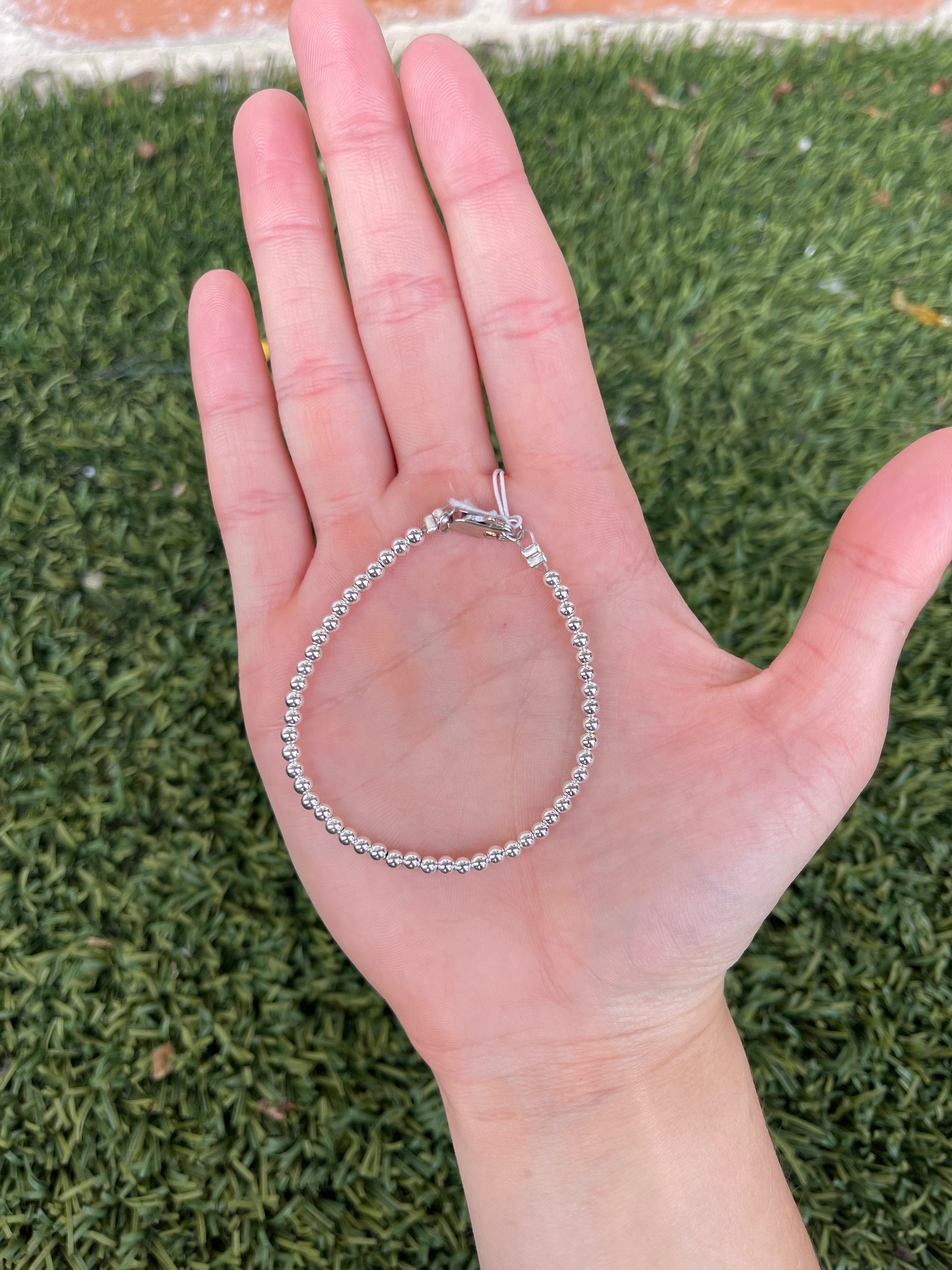 Silver Plated 3mm Bracelet