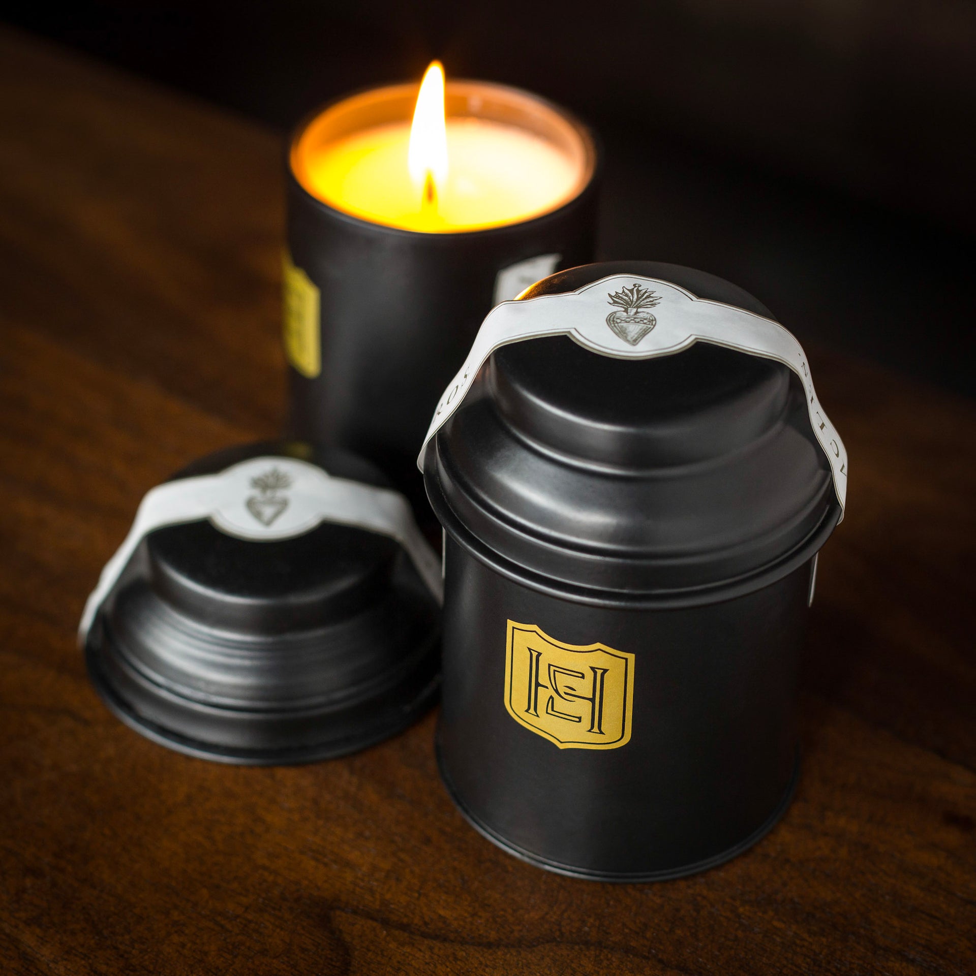 Exclusive Tin Candle, Shop Hotel Emma