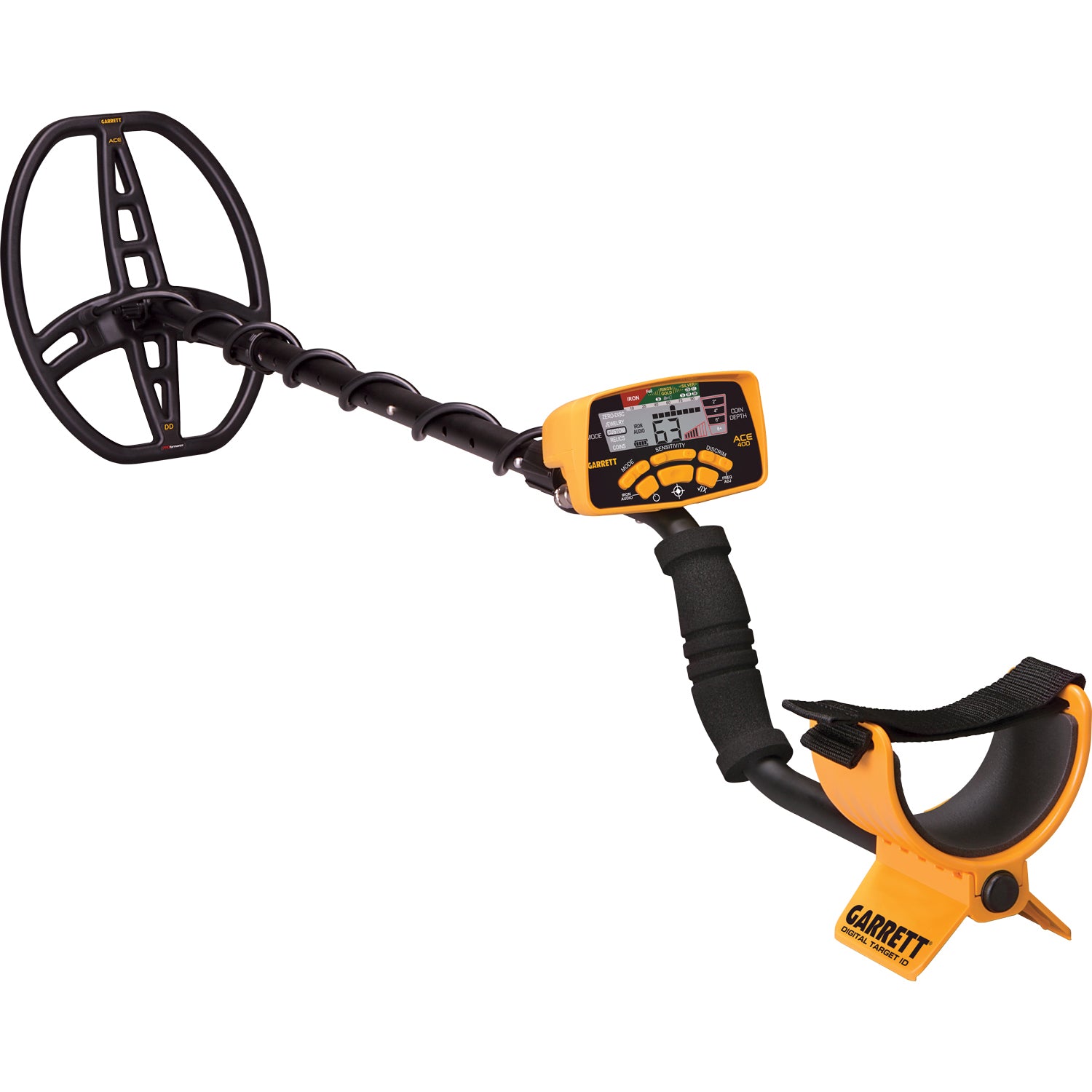 Garrett ACE 400 Metal Detector with Waterproof Coil ProPointer AT and