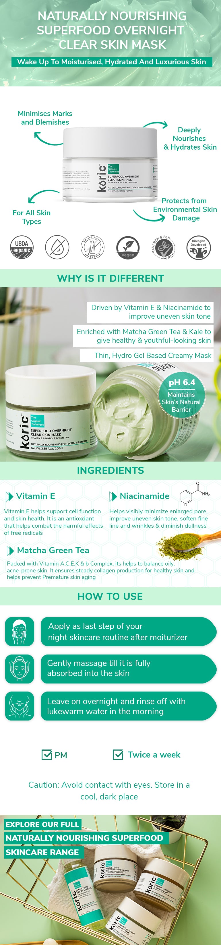 Superfood Overnight Clear Skin Mask