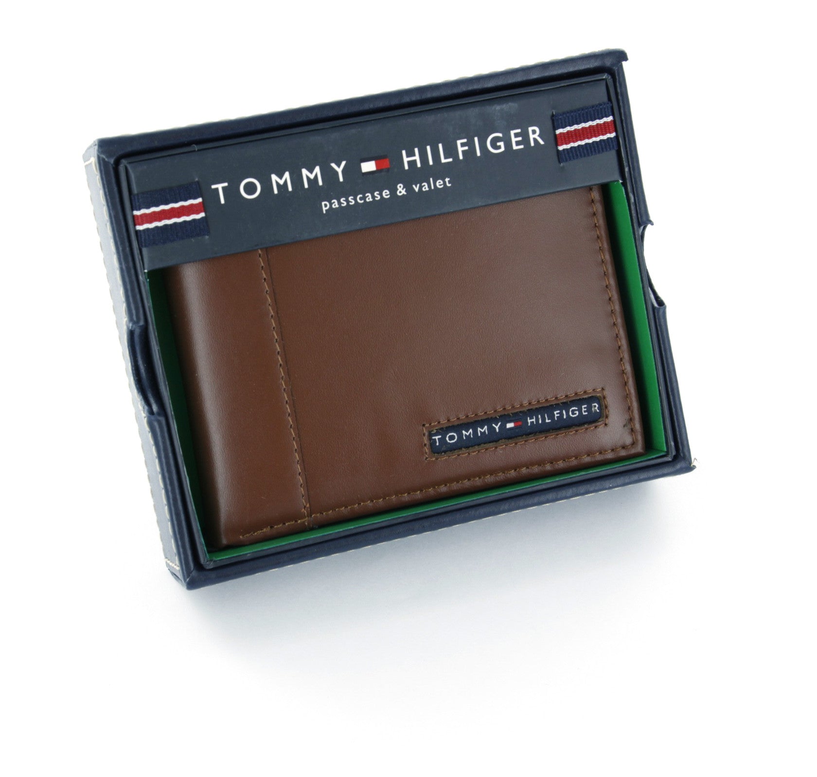 leather tommy hilfiger wallet