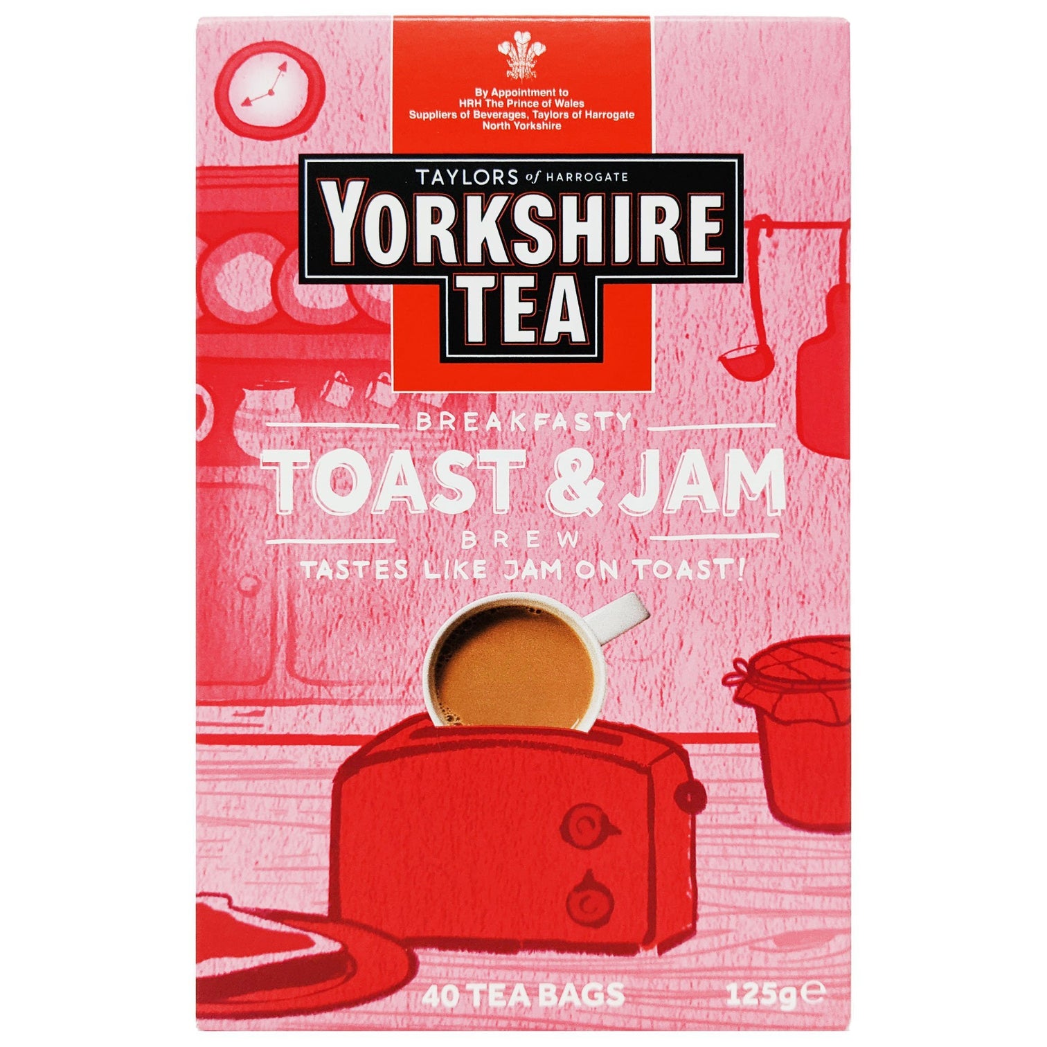 Yorkshire Tea Toast & Jam 40 Bags Blighty's British Store