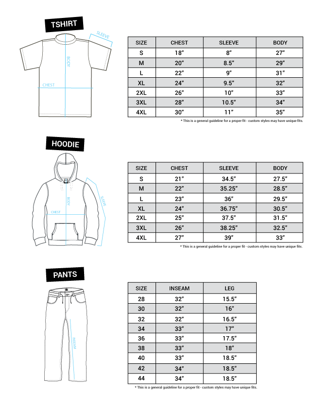 adidas mens hoodie size chart