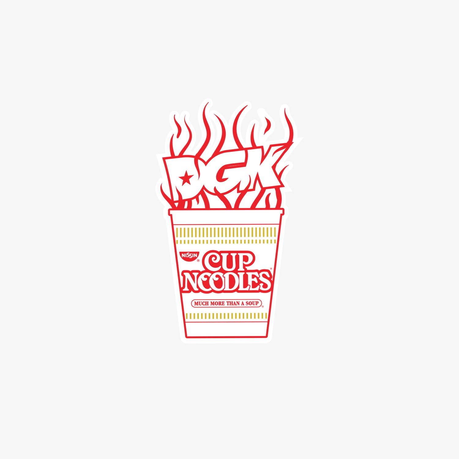 DGK x Cup Noodles Logo Sticker – DGK | Dirty Ghetto Kids | Skateboard
