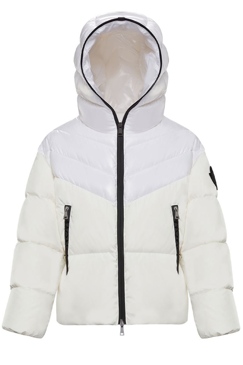 moncler off white down jacket