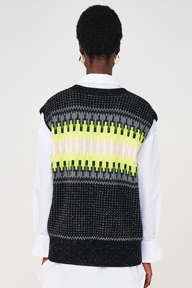 Electric Fairisle Tank