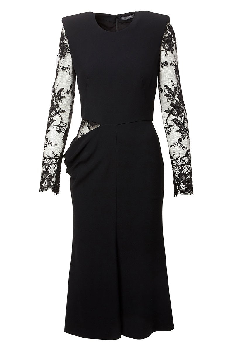 Lace Detail Midi Dress by Alexander McQueen – Boyds
