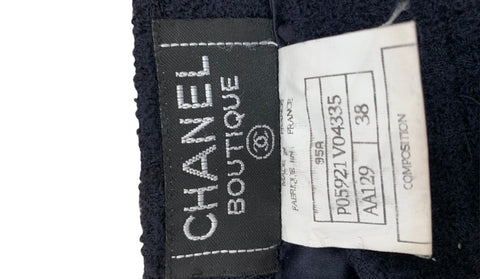 authentic chanel clothing label