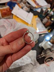 Squashed ring just received in the mail