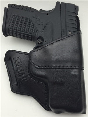 XDs Kusiak Leather Holster The Outsider OWB For Outsider the Waistband Carry
