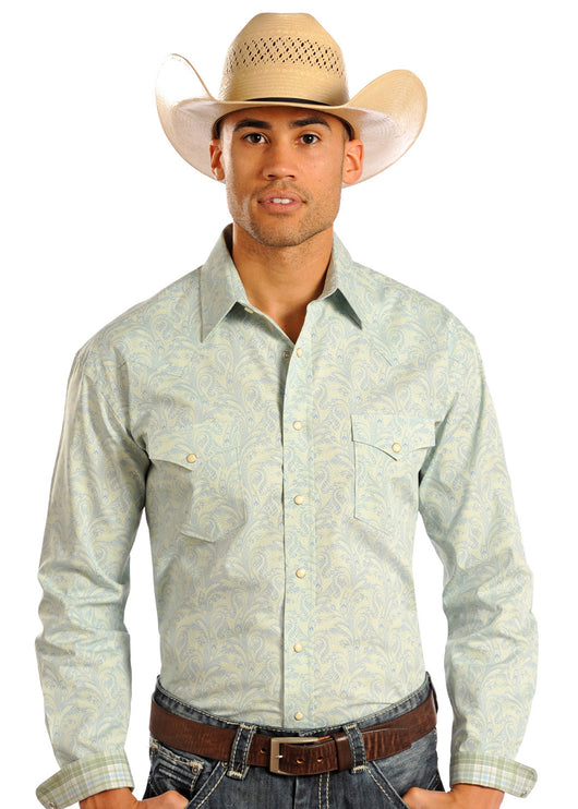 Long sleeve paisley shirt – Los Potrillos Western Wear