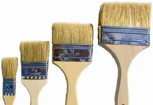 School Grade Golden Taklon Round Brushes – Rileystreet Art Supply