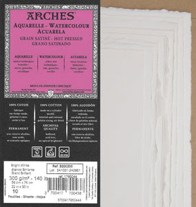 Arches 140lb Watercolor Sheets – Rileystreet Art Supply