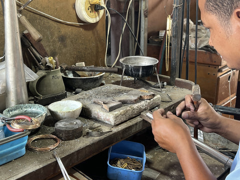 Cambodia jewelry artisan maker