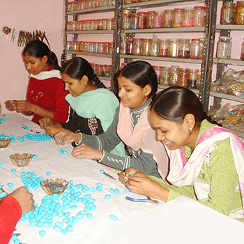 Artesanos de joyería de la India