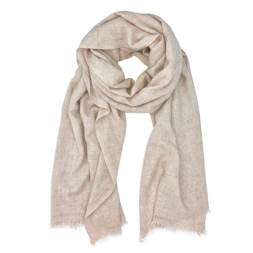 pink cashmere scarf